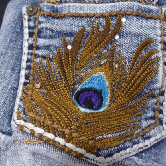 VIGOSE JEANS, size 7, denim jean shorts, BNWOT - Picture 3 of 5